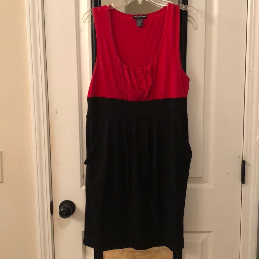 Black and Red Dress